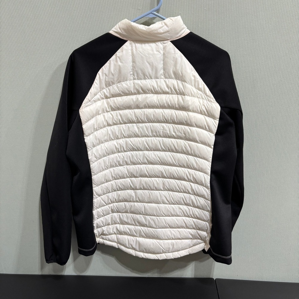 32 Degrees Weatherproof Quilted Puffer Jacket Black White Full Zip Women's XL - Picture 2 of 9